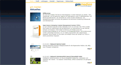 Desktop Screenshot of gm-medien.de